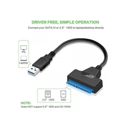 Kettz NKU-K122 USB 3.0 to Sata 22 pin Napojni Kabl