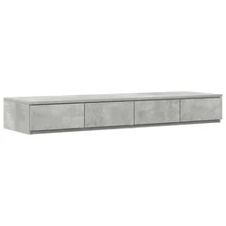 Ladice za krevet s ladicama Betonski sivi 120 x 36,5 x 16,5 cm