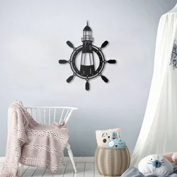 Wallity Zidna dekoracija Light House, Crna