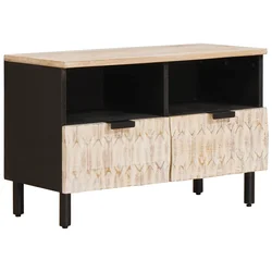 TV ormar Finš bijelog pranja 70 x 33 x 46 cm Čvrsto drvo manga