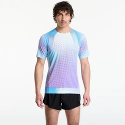 Majice SOAR Printed Tech T Blue/ Magenta XL