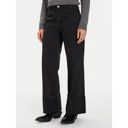 Eleh Jeans hlače EL072 Črna Regular Fit