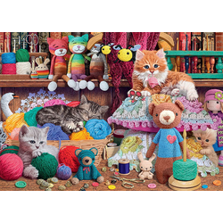 Ravensburger - Puzzle Tangled kittens 1000 - 1 000 kosov