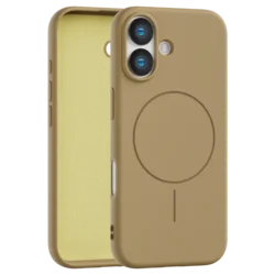 Velvet Touch MagSafe maska za iPhone 17 - Zlatna