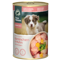Pure Nature Junior kunec & piščanec - 24 x 400 g