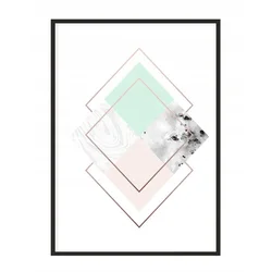 shumee PLAKAT V OKVIRJU 53x73 cm Geometrija P1094