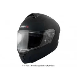 Kaciga za motor veličina L-MVX 59-60 cm 987 Full Face Simpli vizir crna