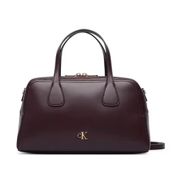 Calvin Klein Ročna torba Ck Medium Bowling Bag LV04F3610G Bordo rdeča