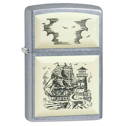 Zippo upaljač Scrimshaw Ship Z29397