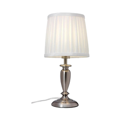 Cottex B1099BK - Stolna lampa INEB 1xE14/40W/230V srebrna