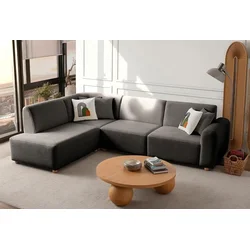 Atelier del Sofa Ugaona garnitura na razvlačenje S-Loft Left, 206 x 290 x 90 cm, Antracit