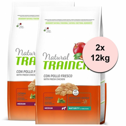 Trainer Natural Medium Maturity Fresh Chicken 2x12 kg