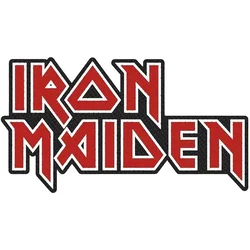 Iron Maiden Logo Cut Out Našitek za šivanje