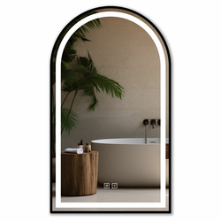 Stensko ogledalo LED 60x100cm DASH BLACK