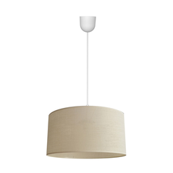 Luster na sajli ALBA 1xE27/15W/230V, prečnik 40 cm, bež