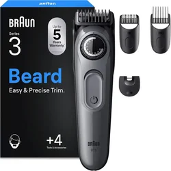 BRAUN Braun Barttrimmer Series 3 BT3525 - Brivnik za brado (siv)