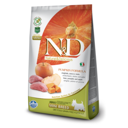 N&D Bundeva hrana za pse - Divlja svinja i jabuka (Adult, Mini) 2.5kg