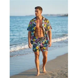 Sinsay - Kratke pantalone s uzorkom SmileyWorld® - šareno