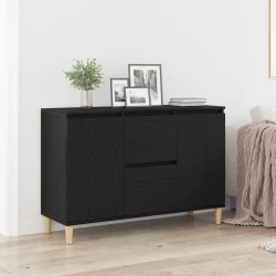 Kreveta s ladicama Crna 102 x 35 x 60 cm Konstruirano drvo