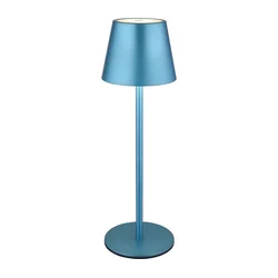 Globo 58488BL-LED VANNIE stona lampa, prigušiva, dodirna, punjiva, za spoljnu upotrebu, 3W/5V IP54 1800mAh, plava