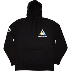 Imagine Dragons Kapuco Triangle Unisex Black 2XL