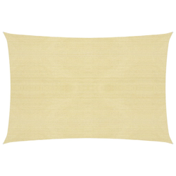 Den Senčno jadro 160 g/m2 bež 5x7 m HDPE