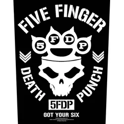 Five Finger Death Punch Got Your Six Našitek za šivanje 36 x 30 cm