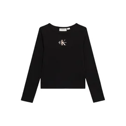 Calvin Klein Jeans Majica črna/bela