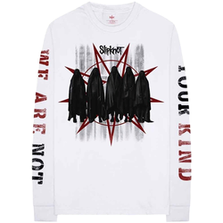 Slipknot Majica Shrouded Group Unisex White L