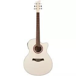 Jay Turser JTA-424CET White elektro-akustična gitara