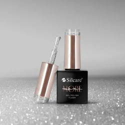 ManiMore Gel Polish FLASH SILVER Trajni gel lak za nokte UV i LED | SILCARE | Kozmo