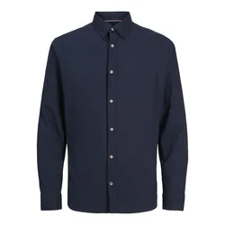 Jack & Jones Srajca Pierre 12270085 Mornarsko modra Relaxed Fit