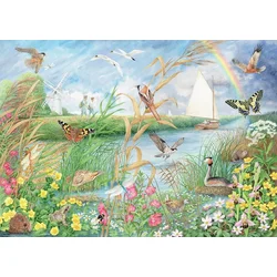 Ravensburger - Puzzle Norfolk Broads - 1 000 kosov