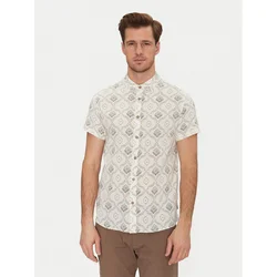 INDICODE Srajca Haiko 20-529 Bež Slim Fit