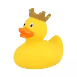 Lilalu Patkica - Rubber Duck with Crown - Yelow
