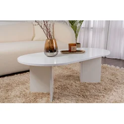 Nordure Klub sto Sable, 119x60x40cm, Beli