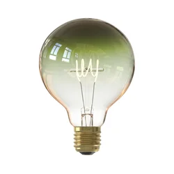 LED prigušiva sijalica FILAMENT G125 E27/4W/230V 1800K zelena