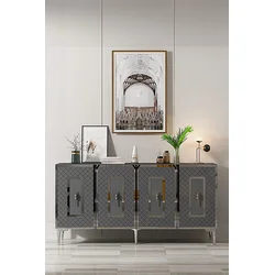 Hanah Home Konzola Puma 150, 150x75x32 cm, Antracit