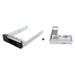 OEM 3.5 Tray Caddy X7K8W + 3.5 to 2.5 Adapter 9W8C4 for Dell Servers Gen 14,15,16