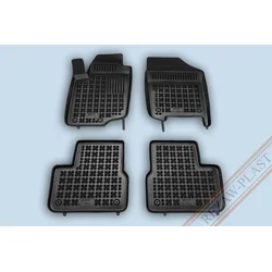 Rezaw-Plast Tipske patosnice gumene Peugeot 207 (2006-2012), 4 komada, Crne