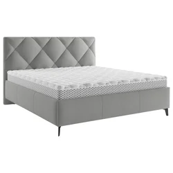 Boxxx OBLAZINJENA POSTELJA 160 cm x 200 cm , tekstil temno siva