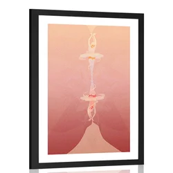 Plakat s paspartujem ples balerine - 20x30 no frame