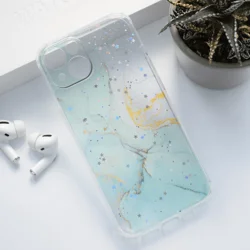 Maska za telefon Fluid Color za iPhone 13, Zelena