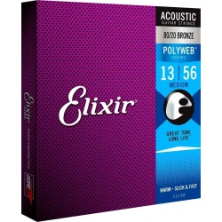 Elixir 11100 Acoustic PolyWeb 80/20 Bronze Medium