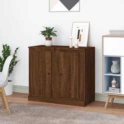 Komoda 2 kom boja hrasta 37,5x35,5x67,5 cm konstruirano drvo