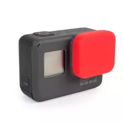 GOPRO Silikonski ovitek za lečo za Hero7/Hero6 Black/Hero5 Black/HERO - rdeč