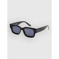 Dot Dash Pixel Shiny Black Sunglasses grey