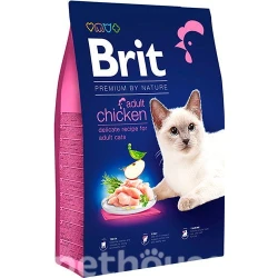 Brit Premium suva hrana za odrasle mačke, piletina, 1,5 kg