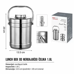 KMT Posuda za čuvanje hrane, 1.6 L