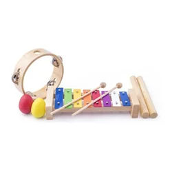 Woody Set muzičkih instrumenata, 4 komada